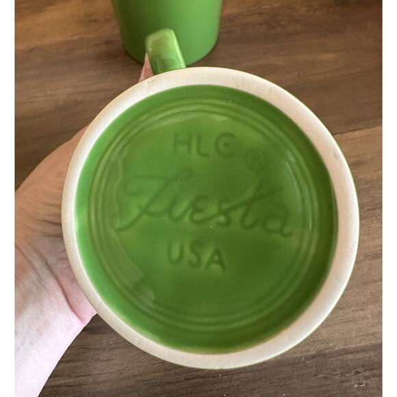 Fiesta Shamrock Green Tapered Mug Coffee Cup Collectible Kitchenware - Picture 4 of 4